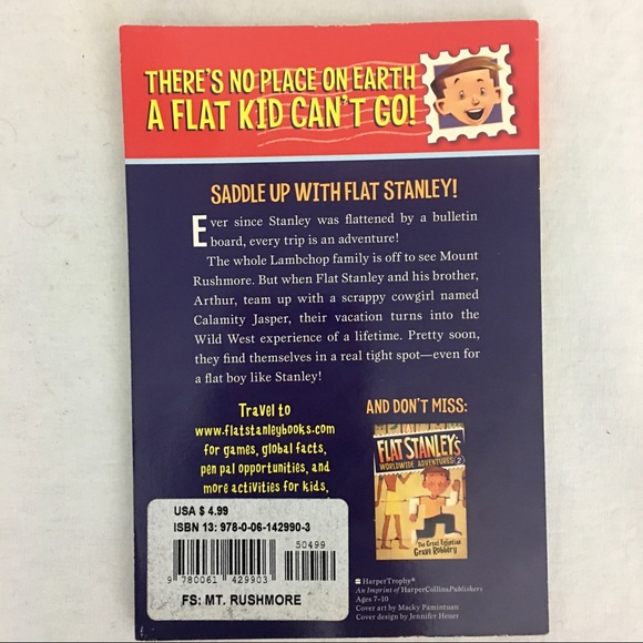 Flat Stanley Kid’s Books Age 7 - 10 Bundle of 3 - Picture 5 of 11